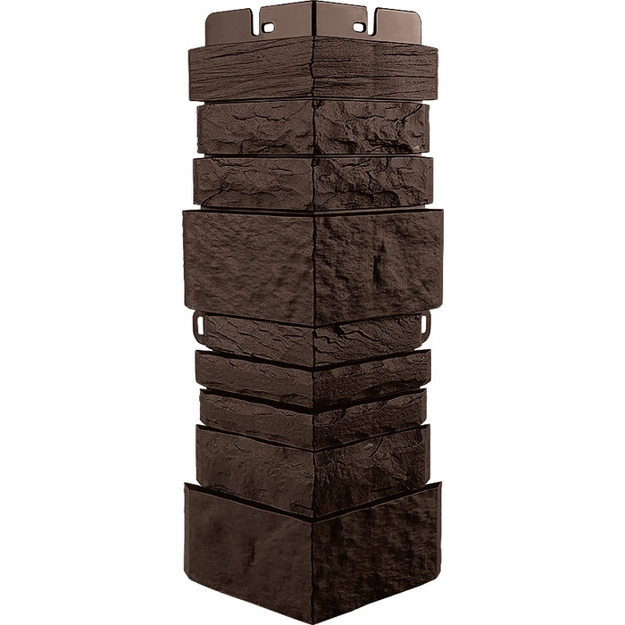 Наружный угол Альта Профиль Шотландия ЭКО Коричневый 450х160х35