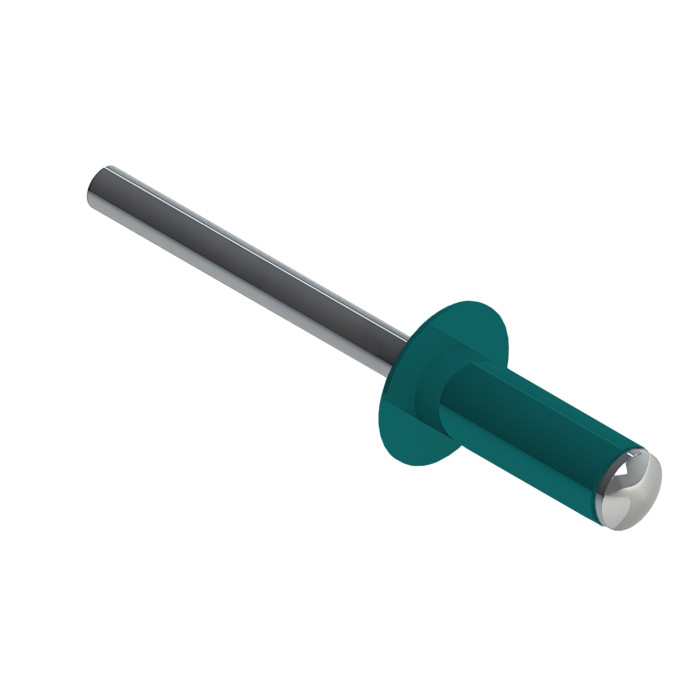 Заклёпка вытяжная Daxmer 3,2х8 RAL 5021 (20х1000шт) ал/ст