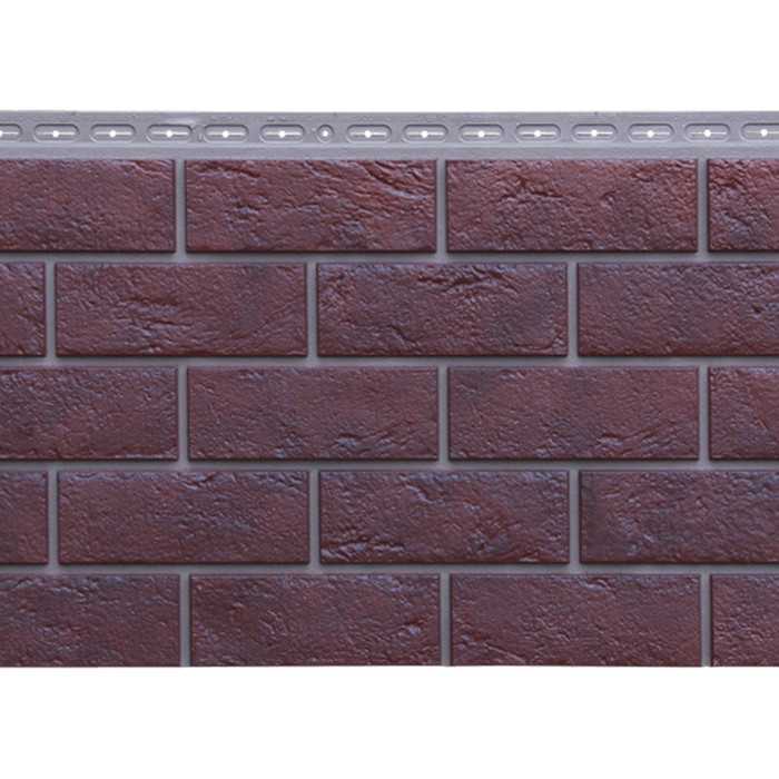 Фасадная панель Grand Line Кирпич состаренный Элит Жженый